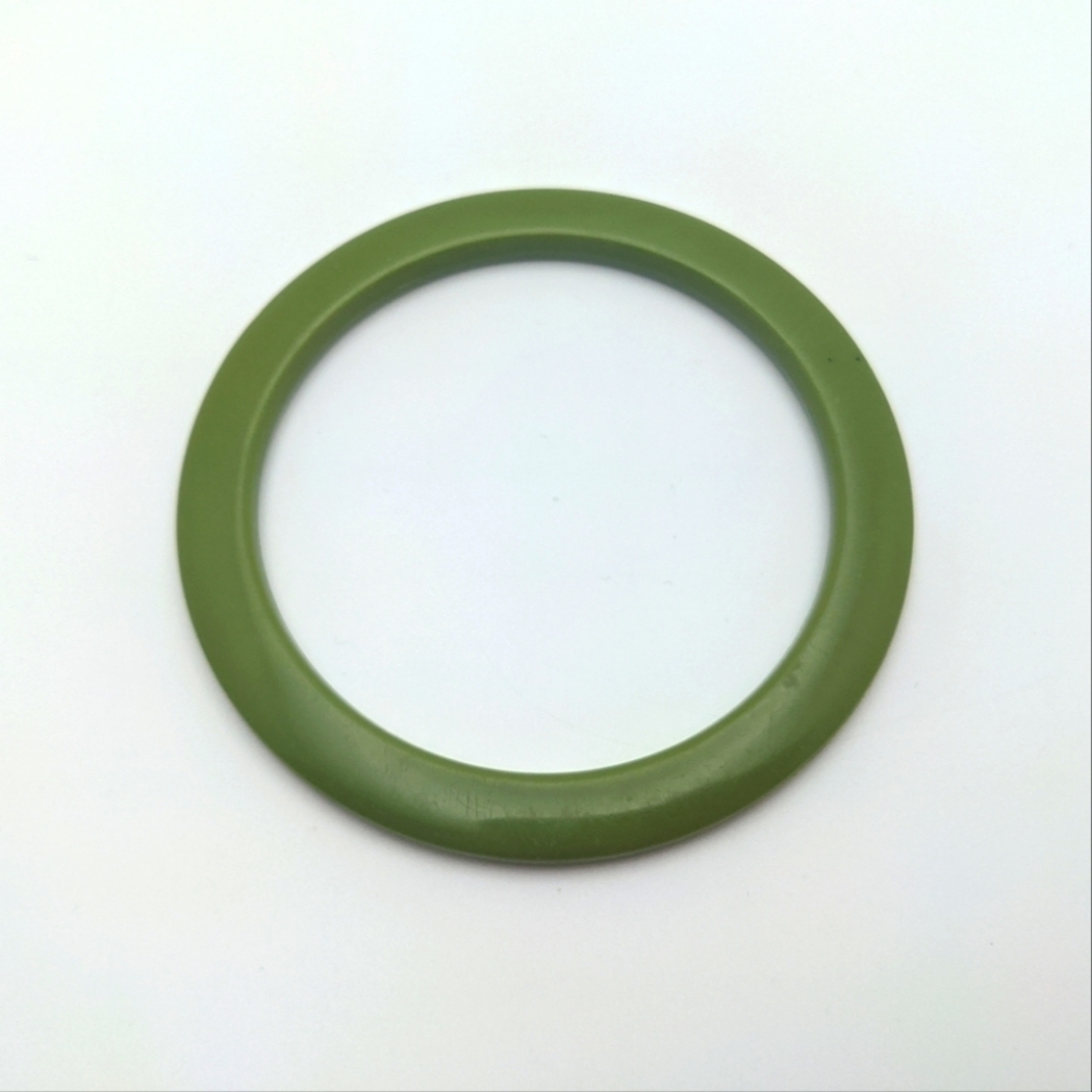 Stackable 80s Avocado Aqua Bangles - image 5